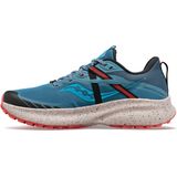 Saucony Ride 15 TR Trailschuh Damen - Blau, Schwarz, Größe 39