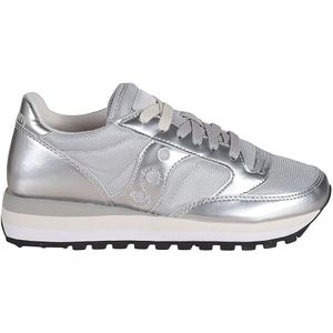 Saucony, Jazz Sneakers met vetersluiting Grijs, Dames, Maat:41 EU