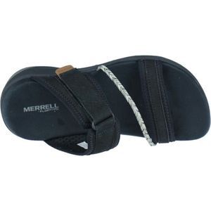 Merrell - Terran 4 - Zwarte Dames Slipper met Klittenband