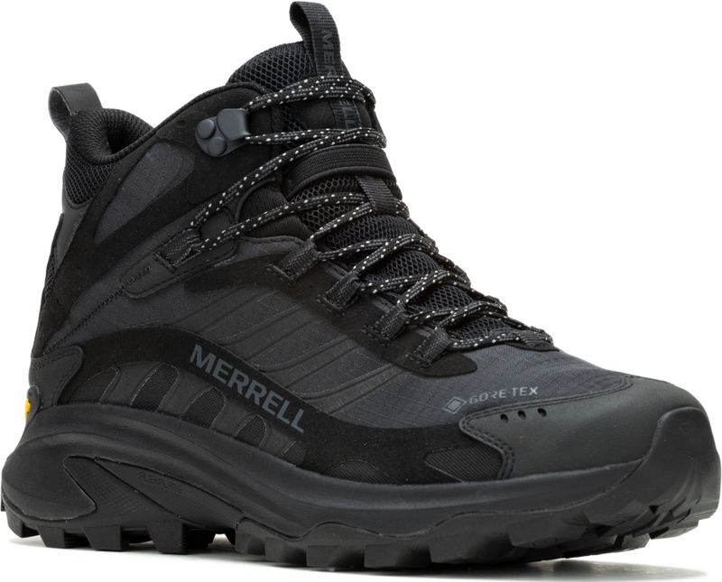 Merrell - Moab Speed 2 Mid GTX - Wandelschoen - Black - Nylon Ripstop, TPU