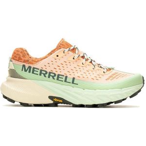 merrell agility peak 5 women s trail shoe orange light green