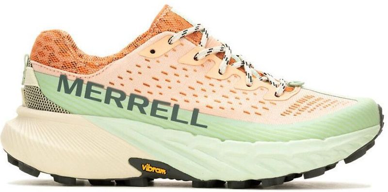 Sneakers AGILITY PEAK 5 MERRELL. Canvas materiaal. Maten 40. Oranje kleur