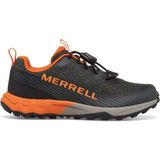 Merrell Agility Peak Sneaker voor jongens, Olijf Zwart Oranje, 35 EU