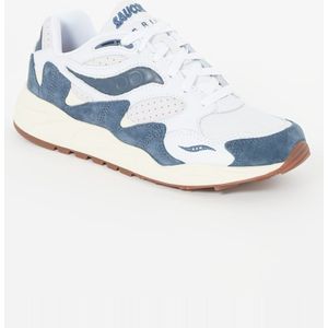 Saucony Men Grid Shadow 2 White/Navy-Schoenmaat 42