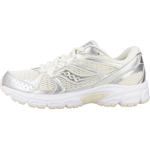 Sneakers Saucony Ride Millenium  Beige/zilverkleur  Dames