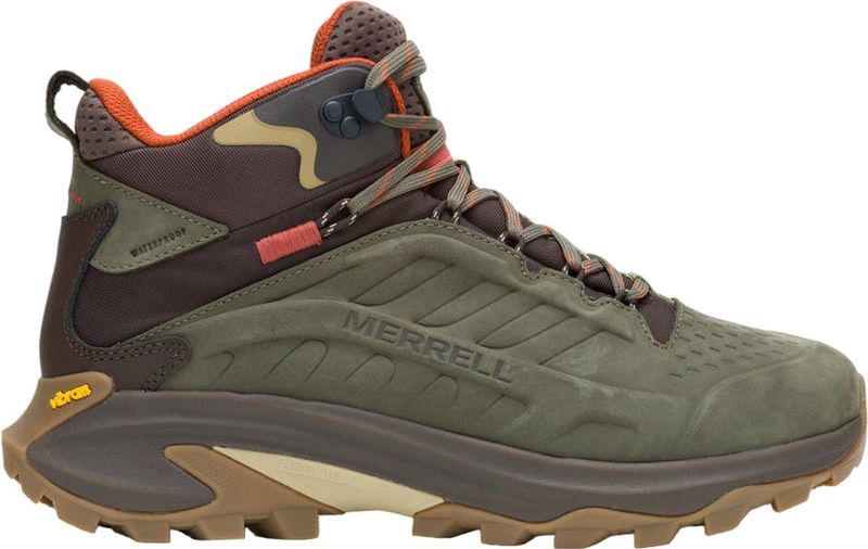Merrell - Moab Speed 2 Ltr Mid Wp - Wandelschoen - Olive - Leer/Synthetisch/Textiel