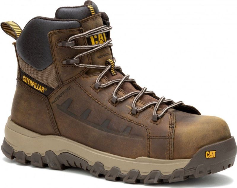 CAT - Threshold Rebound S7L P726048 - Werklaarzen - Zwart - Leer