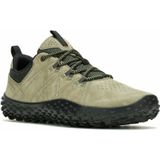 Merrell - Wrapt - Sneakers - Olijfgroen - Leer/Polyester