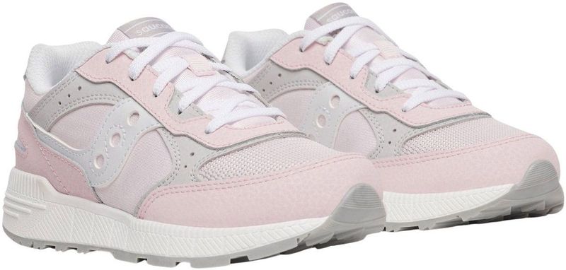 Saucony - ECLIPSE KDZ - Sneakers - Pink/White - Suède/Mesh