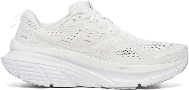 Saucony - Guide 18 - Hardloopschoenen - Grijs - Ademend Bovenwerk - PWRRUN-Demping