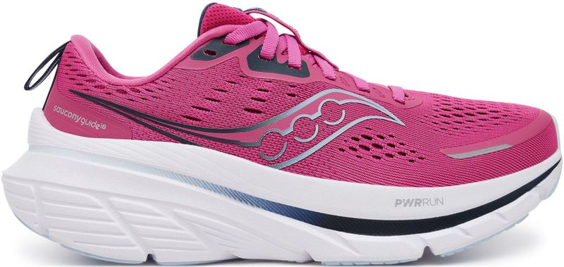 Saucony - Guide 18 - Hardloopschoenen - Zwart - Dempingsmateriaal