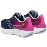 Saucony Ride 18 Neutralschuh Damen - Dunkelblau, Pink, Größe 42.5