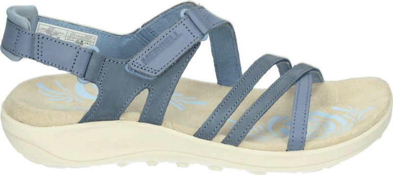 Merrell - Harbor Backstrap Sandaal - Seaway - Bovenwerk van Volnerfleer - Lichte Tussenzool van EVA-schuim