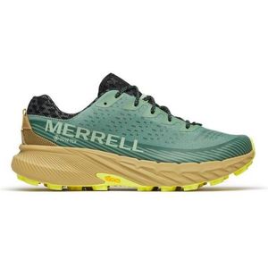 merrell agility peak 5 gore tex trailschoenen groen beige heren