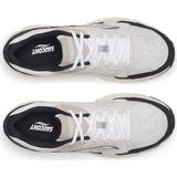 Saucony - Ride Millenium Sneakers - Wit - Crème - Zwart - Suède - Synthetisch
