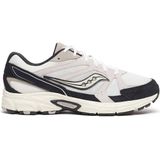 Saucony - Ride Millenium Sneakers - Wit - Crème - Zwart - Suède - Synthetisch