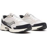 Saucony - Ride Millenium Sneakers - Wit - Crème - Zwart - Suède - Synthetisch