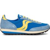 Saucony - Trainer 80 - Leren Sneakers - Blauw - Casual