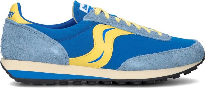 Saucony - Trainer 80 - Leren Sneakers - Blauw - Casual