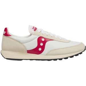 Saucony Originals Trainer 80 schoenen wit rood Sneakers
