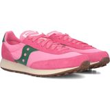 Saucony Unisex Trainer - Hardloopschoenen - Wit/Rood - Suède/Textiel