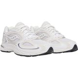 Saucony - Grid Jazz 9 - Sneakers - Wit/Off White - Suède/Mesh