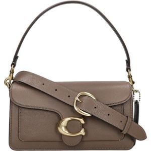 Coach Kleine Crossbodytas / Schoudertas Dames Leer Tabby 26 Taupe