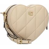 Coach Heart Schoudertas Leer 19 cm ivory