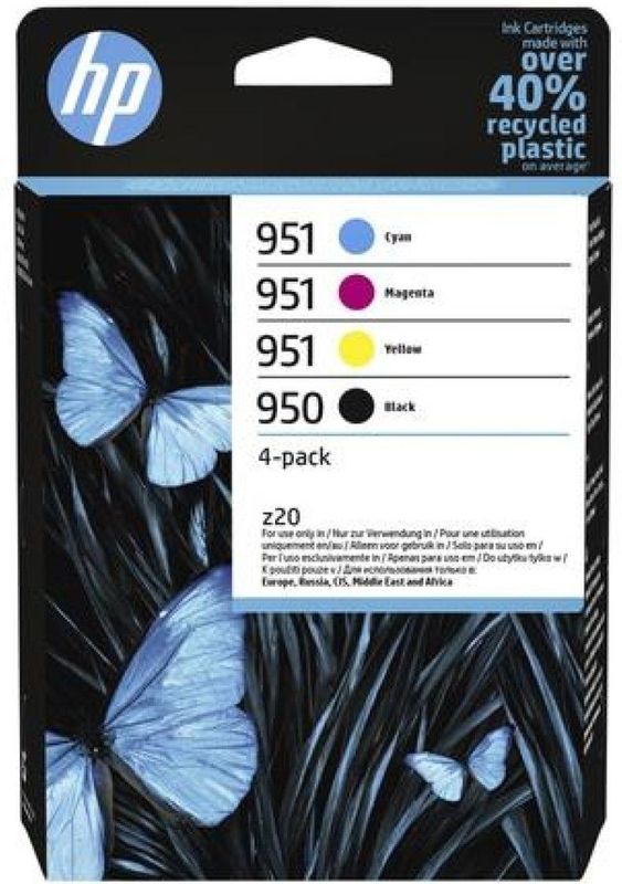 HP 950/951 4-pack (MHD 2023) zwart en kleur (6ZC65AE) - Inktcartridge - Origineel