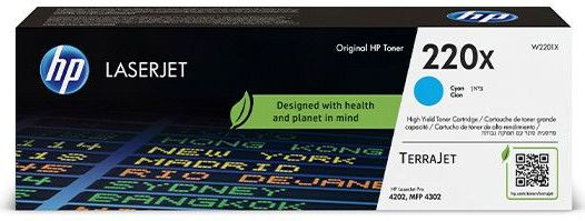 HP 220X (W2201X) toner cyaan hoge capaciteit (origineel)