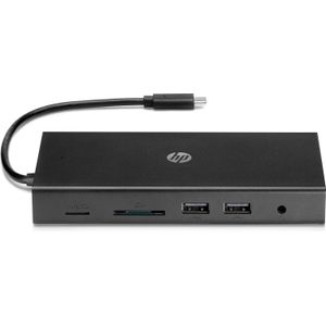 HP Travel USB-C Multi Port Hub 1C1Y5AA, Wired, USB 3.2 Gen 1, 1C1Y5AA#ABB
