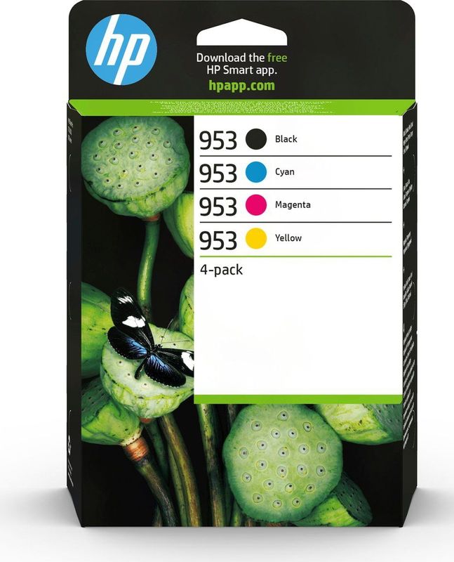 HP 953 Inktcartridge Zwart, Cyaan, Magenta & Geel