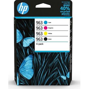 HP 963 4-pack Originele Inktcartridges Zwart/cyaan/magenta/geel