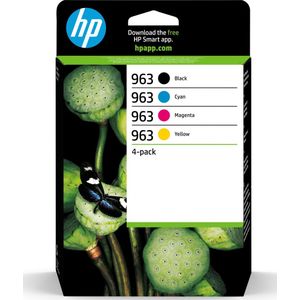 HP - 963 - Cartridge - Zwart - 3 Kleuren