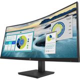 HP - P34hc G4 - WQHD Curved Monitor - Zwart - LED - 34 inch