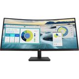 HP - P34hc G4 - WQHD Curved Monitor - Zwart - LED - 34 inch