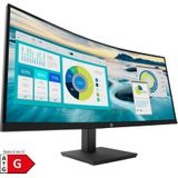 HP P34hc G4 - 3440x1440 - VA - Gebogen - USB HUB - Luidsprekers