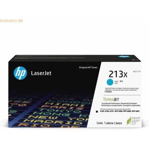 HP Toner 213X (W2131X) Cyaan Hoge capaciteit
