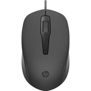 HP - 150 Wired Mouse, Black
