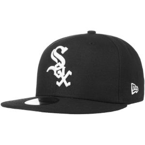 New Era Chicago White Sox Black Base 59Fifty Basecap - 7 5/8-61cm (XL)