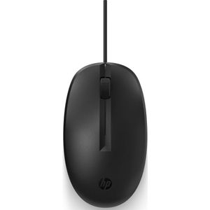 HP 125 Wired Mouse (Bulk muis Ambidextrous USB Type-A