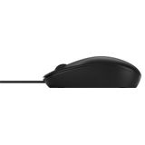 HP 125 Wired Mouse muis Ambidextrous USB Type-A 1200 DPI