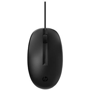 HP 128 LSR Wired Mouse muis Ambidextrous USB Type-A Laser 1200 DPI