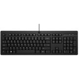 HP 125 USB Wired Keyboard toetsenbord Zwart
