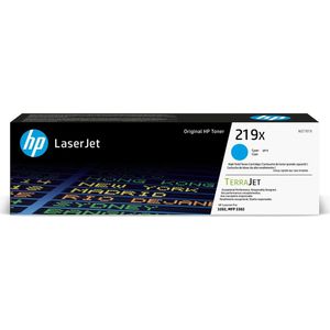 HP 219X / W2191X High Capacity Cyan Toner - Lasertoner Cyaan