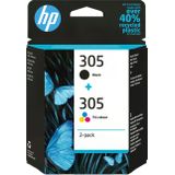 HP 305 Inkcartridge - Kleur en Zwart - 50% Meer Pagina's
