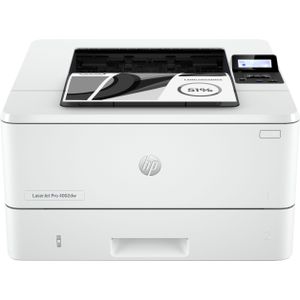 HP LaserJet Pro 4002dw printer, Zwart-wit, Printer voor Kleine en middelgrote ondernemingen, Print, Dubbelzijdig printen, Eerste pagina snel gereed, Compact formaat, Energiezuinig, Optimale beveiliging, Dual-band Wi-Fi