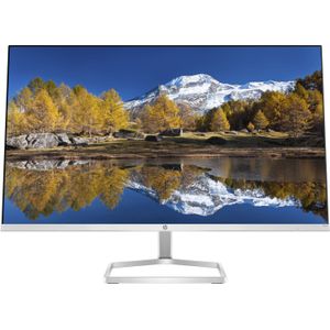 HP M27fq Monitor - 27 inch scherm, QHD-display, 75 Hz, 5 ms reactietijd, VGA, 2 x HDMI, displayport, zilver/zwart