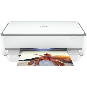 HP ENVY 6030e All-in-One - Multifunctionele printer - kleur - inktjet - 216 x 297 mm (origineel) - A4/Letter (doorsnede) - maximaal 8 ppm LED - maximaal 10 ppm (printend) - 100 vellen - USB 2.0, Wi-Fi(ac) - cement - Geschikt voor HP Instant Ink