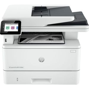 HP LaserJet Pro MFP 4102dw printer, Zwart-wit, Printer voor Kleine en middelgrote ondernemingen, Printen, kopiëren, scannen, Draadloos, Geschikt voor Instant Ink, Printen vanaf een telefoon of tablet, Automatische documentinvoer